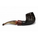 Cachimbo Bertoldi Anel Madeira Preto Permanente Peça Única